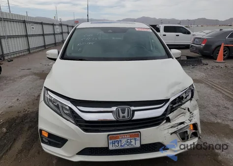 2019 Honda Odyssey Exl z USA, uszkodzony, nr VIN 5FNRL6H72KB006714